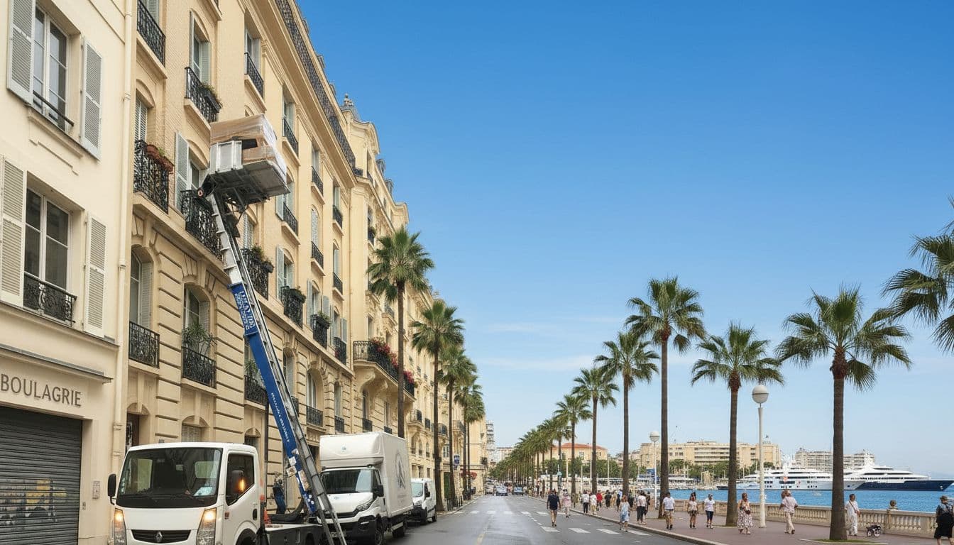 Monte-meuble Azur Levage à Cannes, Résidentiel prestige