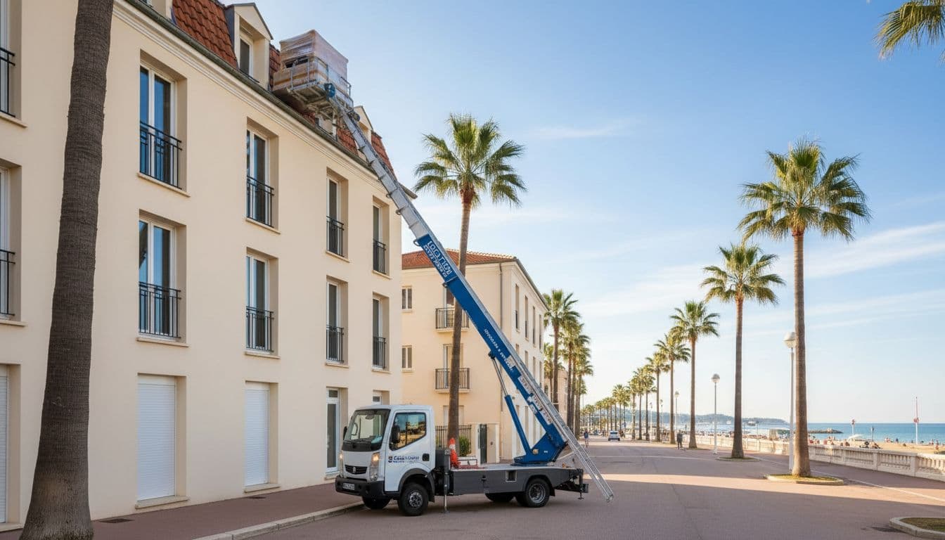 Monte-meuble Azur Levage à Fréjus, Résidence moderne
